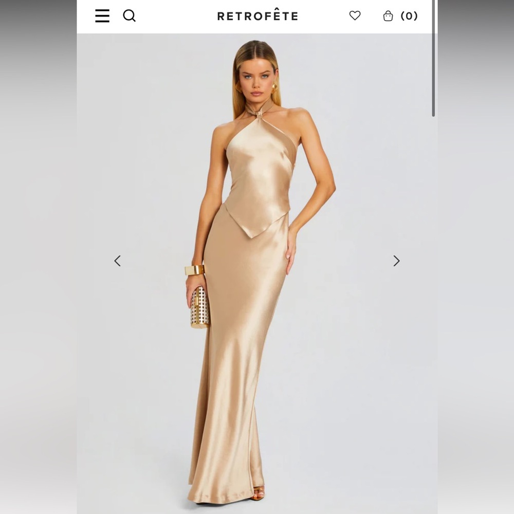 Beautiful like new gown by refrofete. i wore to my cousins wedding only once